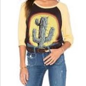 Lauren Moshi Cactus Baseball Tee
